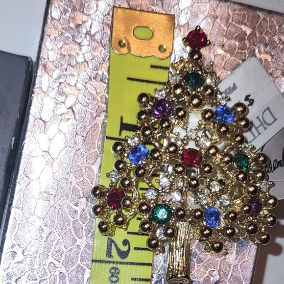 Eisenberg Ice™️ Christmas Tree Brooch - Picture 4 of 6